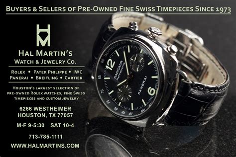 hal martin rolex houston|pre owned rolex watches houston.